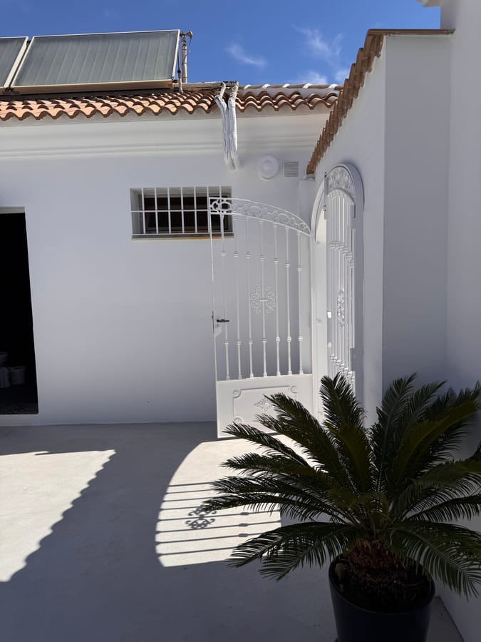 outside seating area